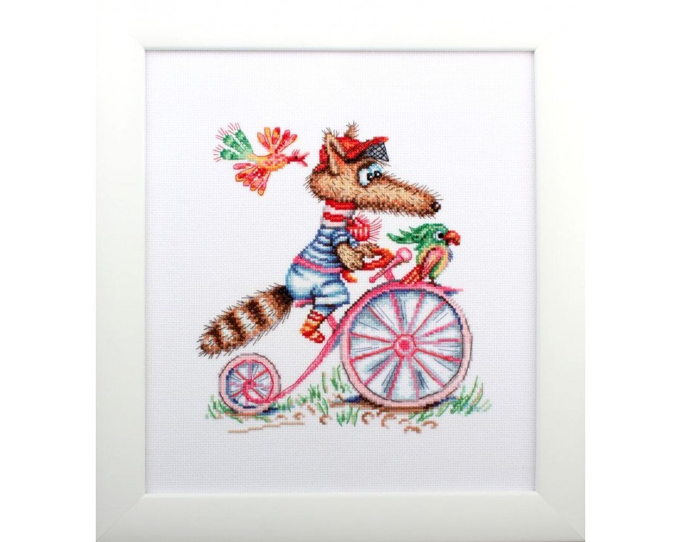 Cross-stitch kit "Rolind the world trip", Article: M561
