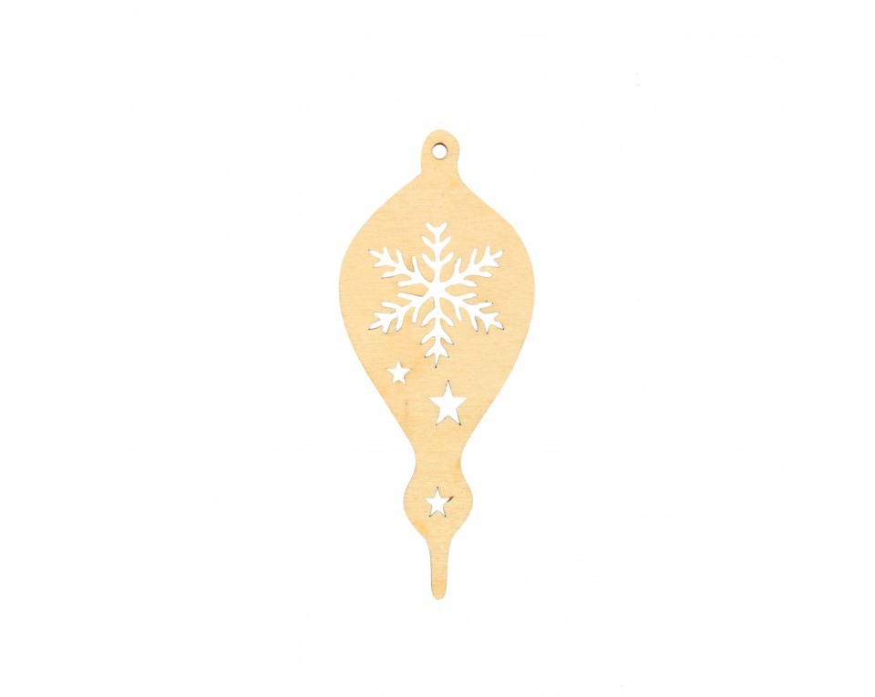 Plywood form - Christmas pendant "Buratini", Article: DZ90049
