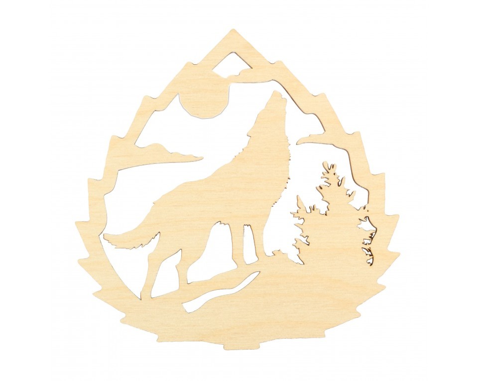 Plywood form "Buratini" - lace plate, Article: DZ70040