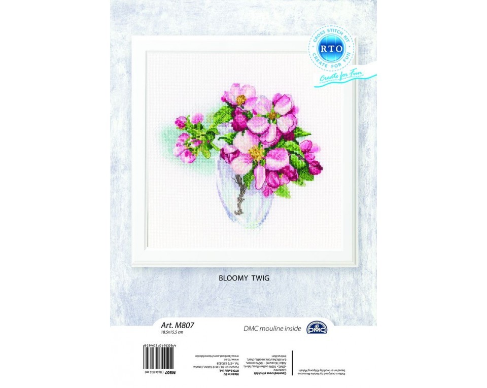 Cross-stitch kits "Bloomy twig", Article: M807