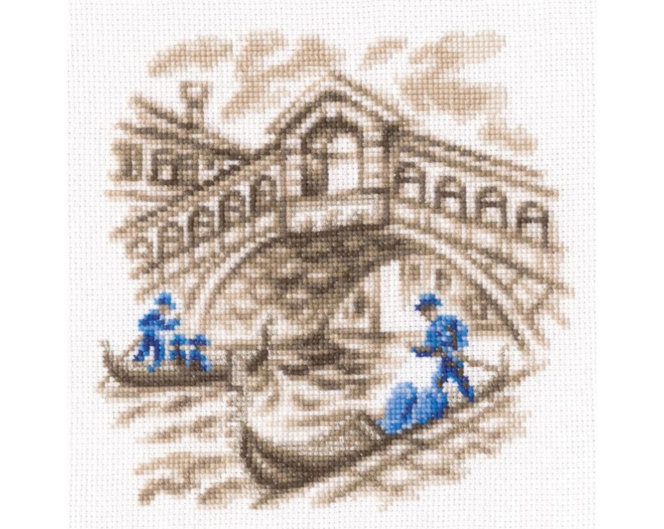 Cross-stitch kit "On the streets of Venice", Article: C327