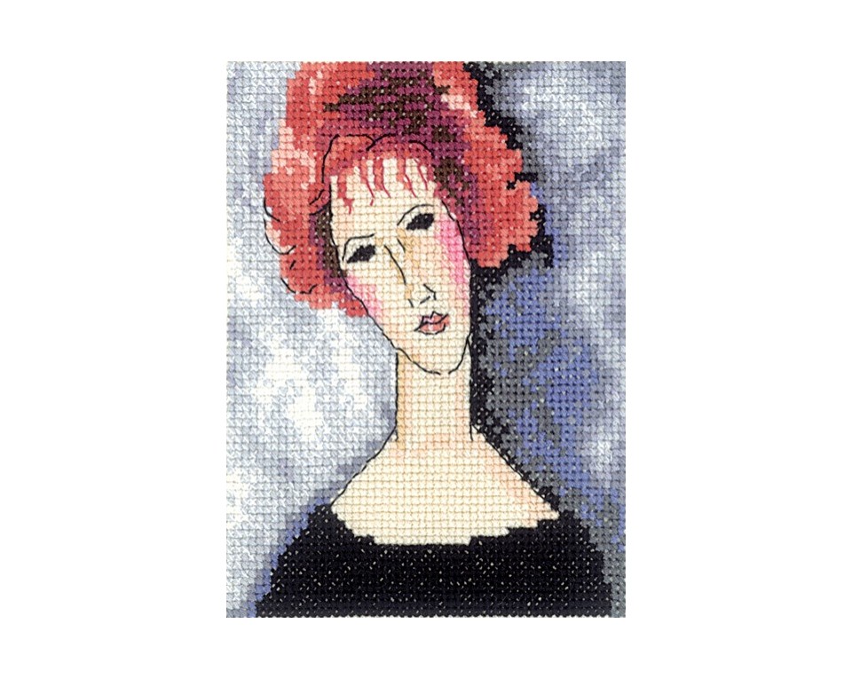 Cross-Stitch Kit "Red-haired girl", Article: EH335