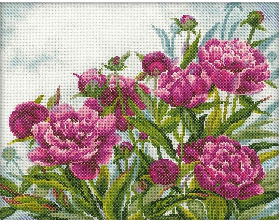 Cross-Stitch Kit "Peonies", Article: M272
