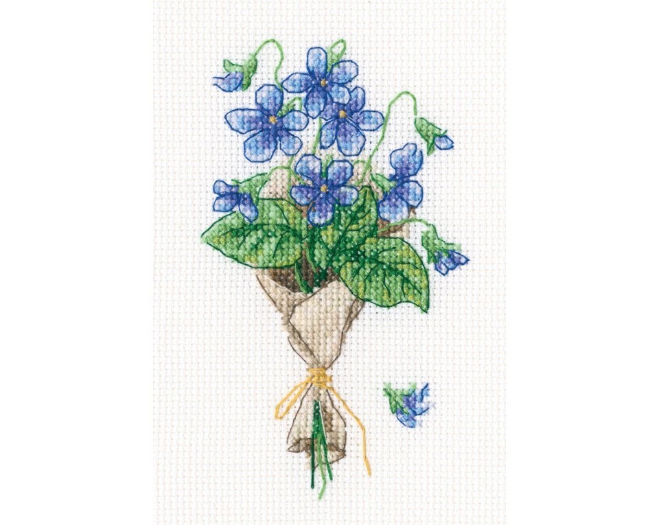 Cross-stitch kit "Forest violets", Article: C326