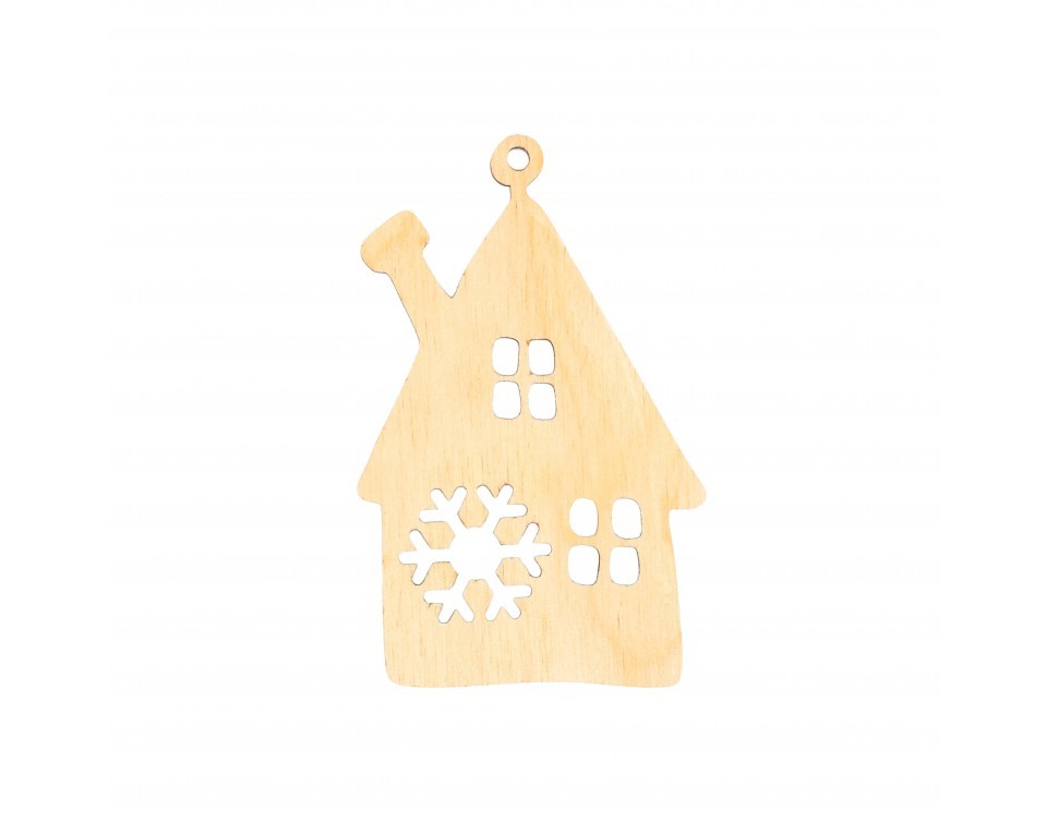 Plywood form - Christmas pendant "Buratini", Article: DZ90045