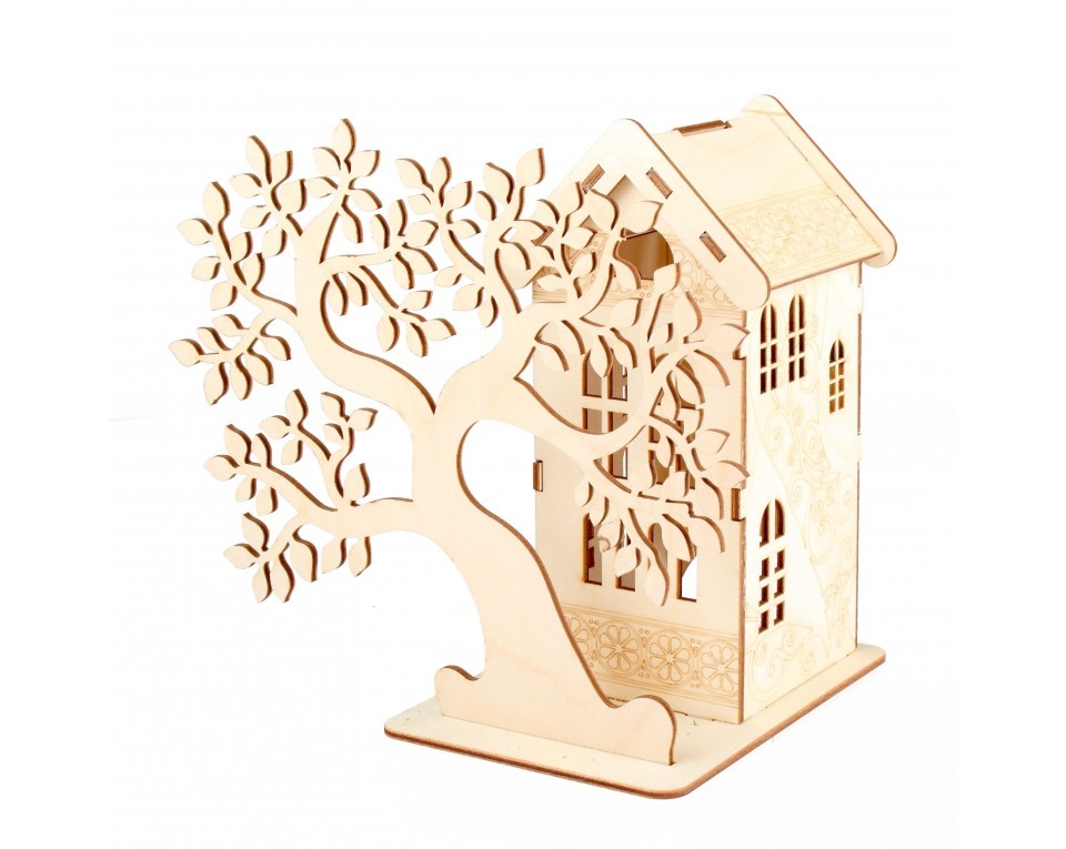 Plywood form "Tea house" "Buratini", Article: DZ20007