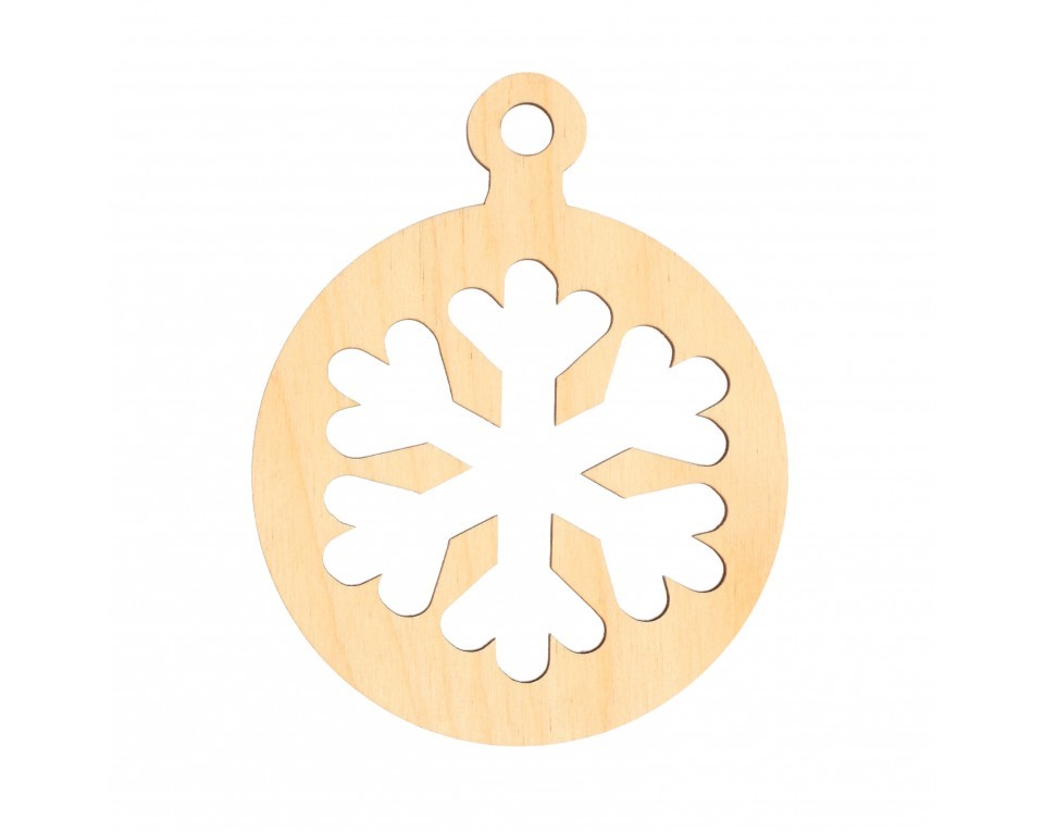 Plywood form - Christmas pendant "Buratini", Article: DZ90017
