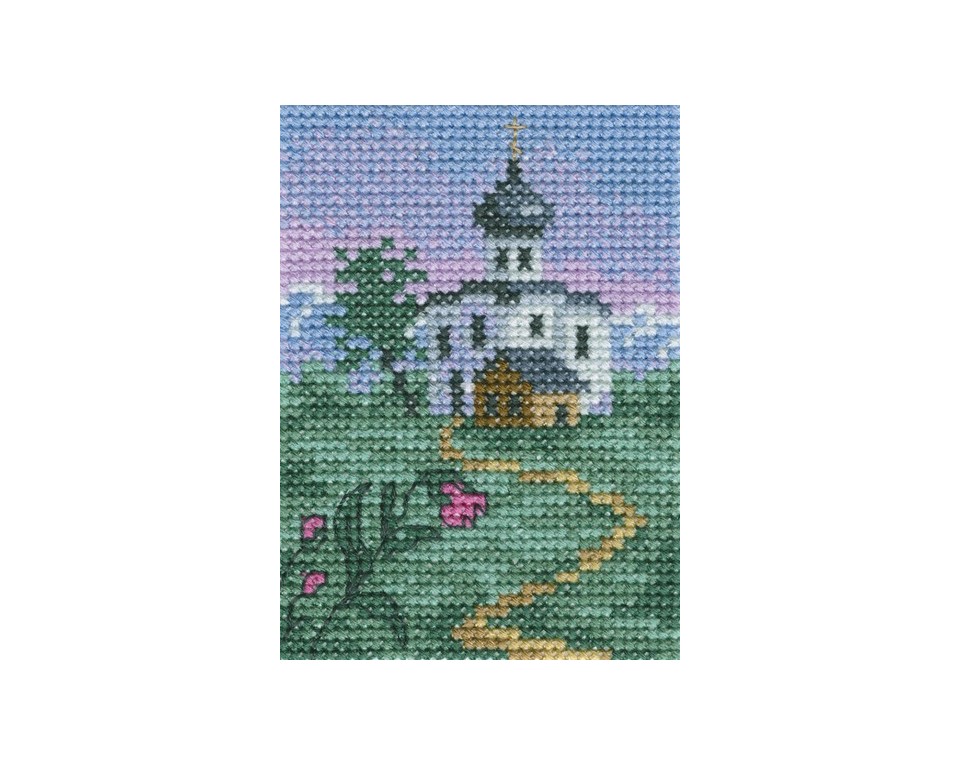Cross-Stitch Kit "Path to the cathedral", Article: H268