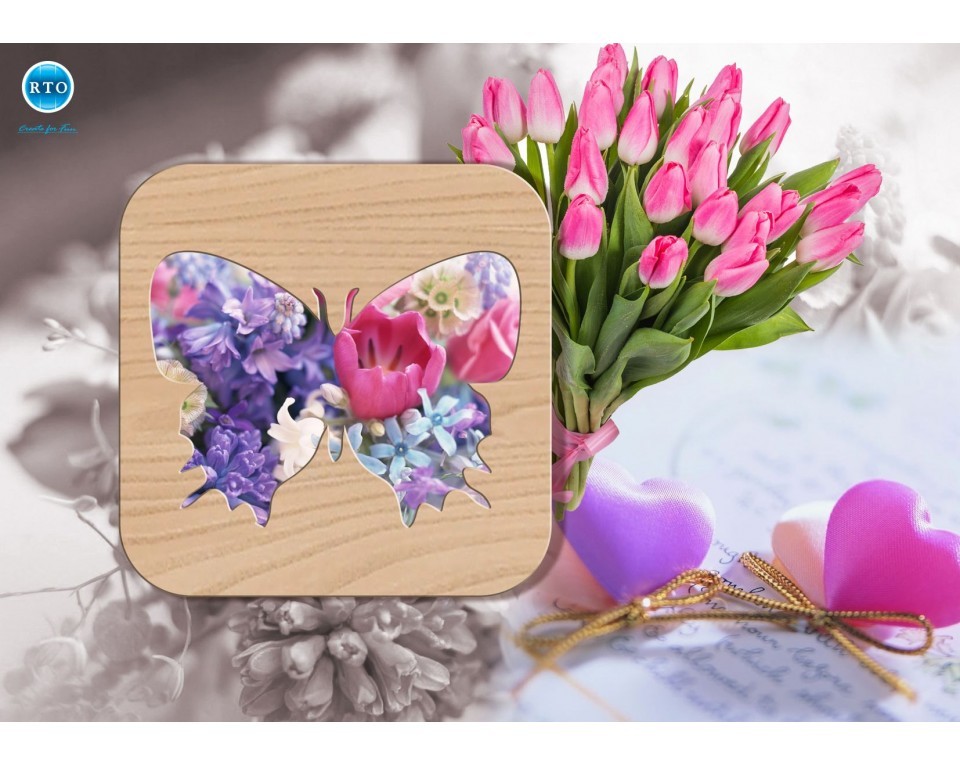 Plywood form "Buratini" - decorative plate, Article: DZ70010