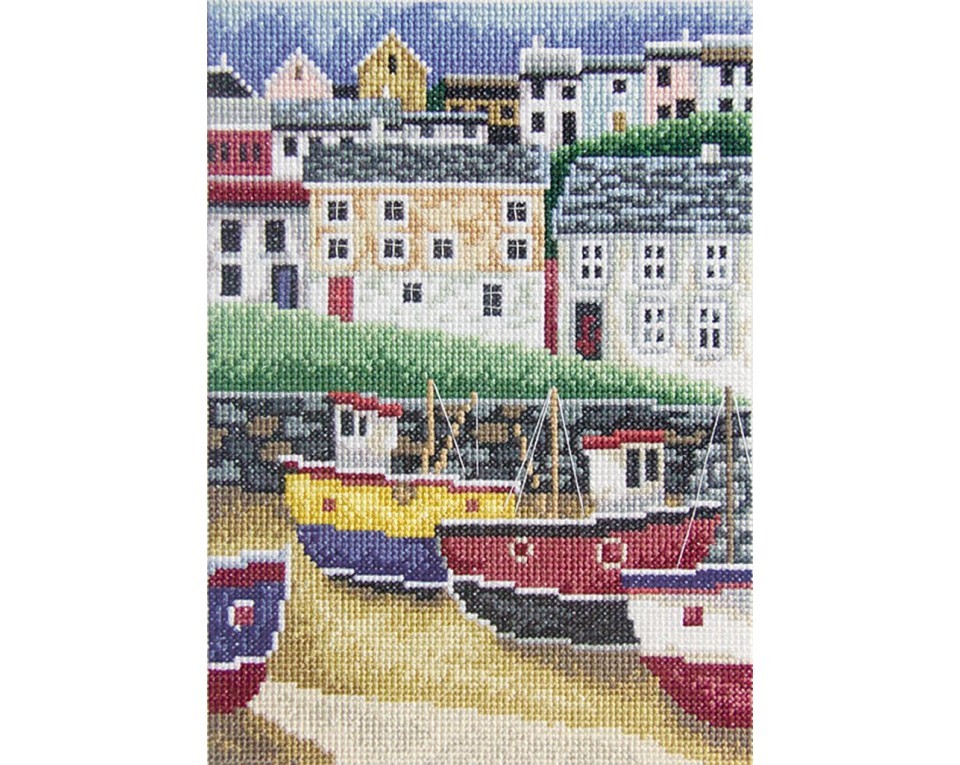Cross-Stitch Kit "Fishermans Village", Article: C166