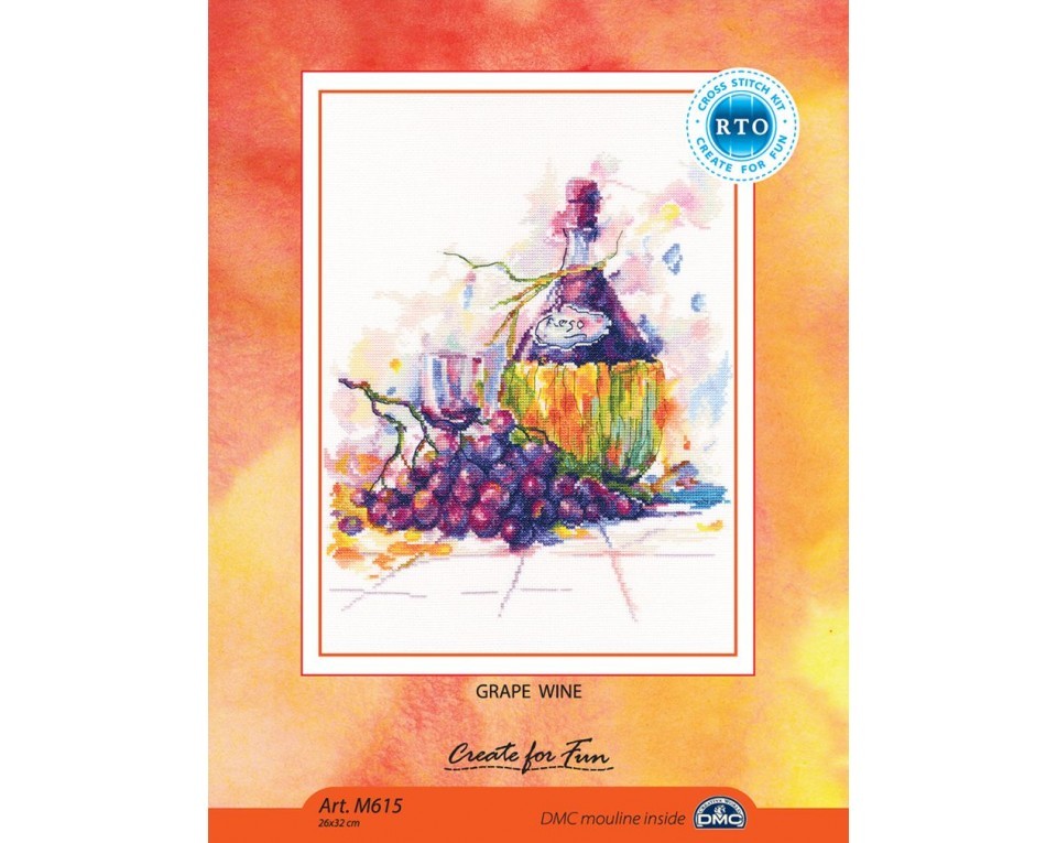 Cross-stitch kits "Grape wine", Article: M615