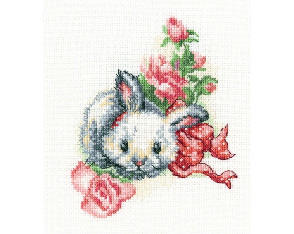 Cross-stitch kit "Fluffy gift", Article: C289