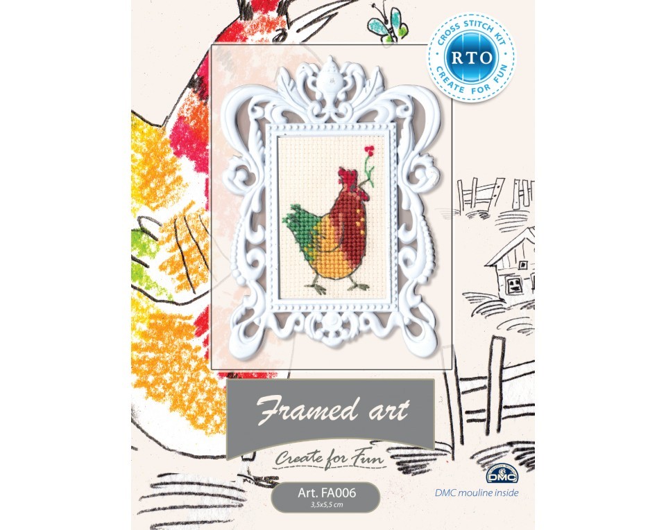 Cross-Stitch Kit "Cock", Article: FA006
