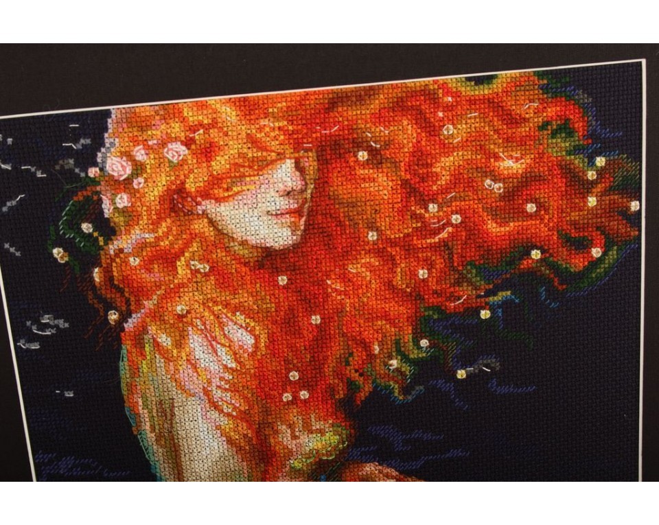 Cross-stitch kits "Red mermaid", Article: M596