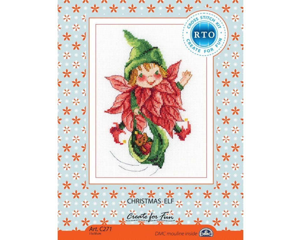Cross-stitch kit "Christmas elf", Article: C271