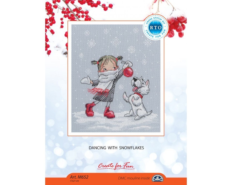 Cross-stitch kits "Dancing with snowflakes", Article: M652