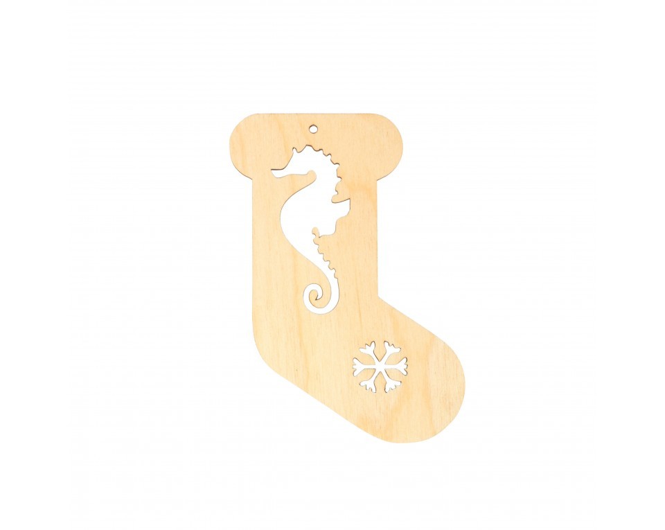Plywood form - Christmas pendant "Buratini", Article: DZ90042