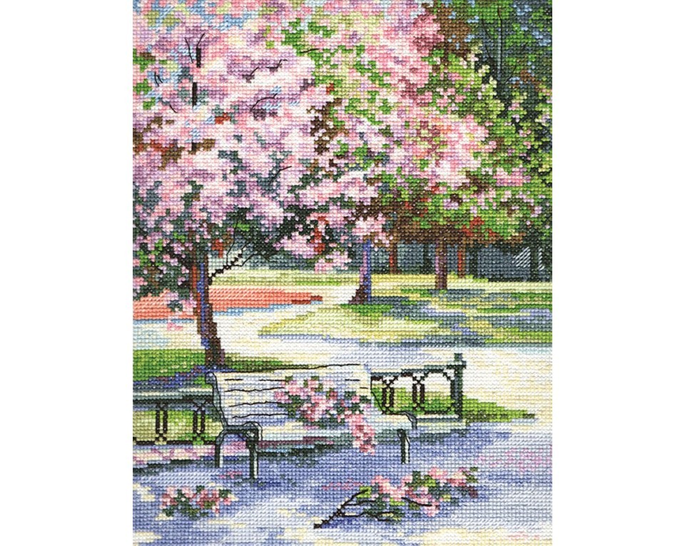 Cross-Stitch Kit "Spring in the park", Article: M486