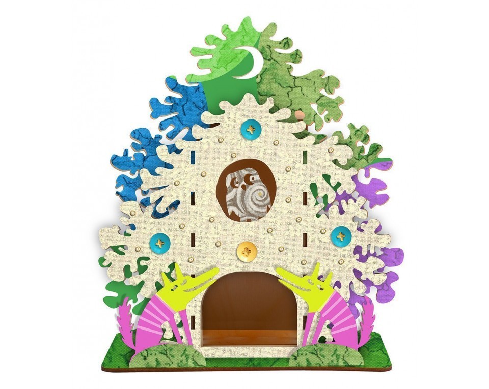 Plywood form "Tea house" "Buratini", Article: DZ20012