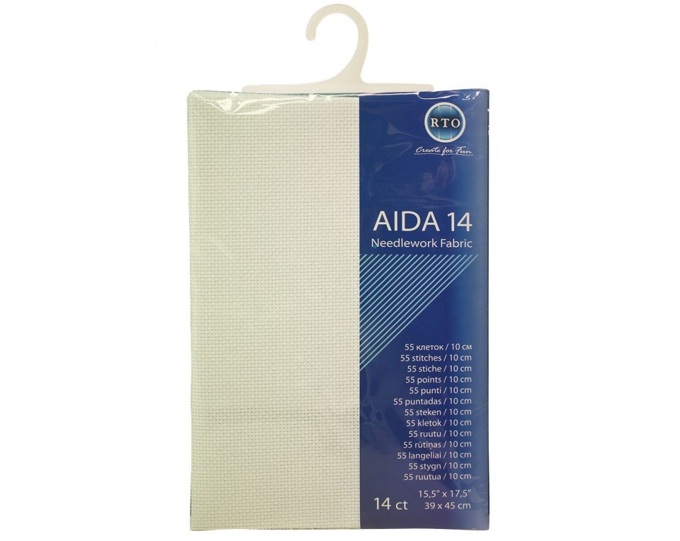 Pre-cut needlework fabrics, Article: AIDA14-100