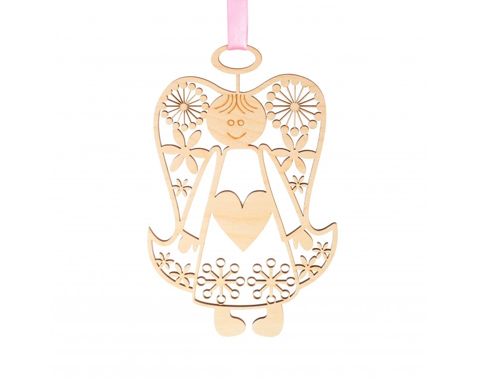 Plywood form - pendant "Buratini", Article: DZ50013