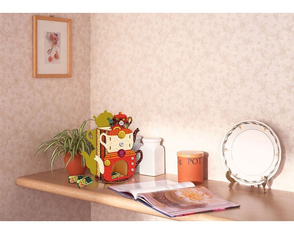 Plywood form "Tea house" "Buratini", Article: DZ20013