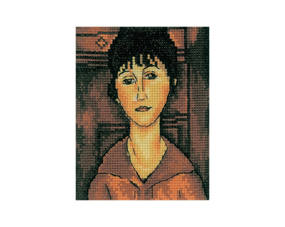 Cross-Stitch Kit "Portrait of girl", Article: EH337