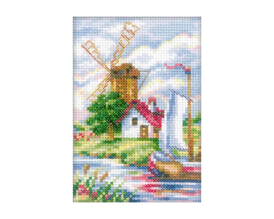Cross-Stitch Kit "Holland Landscape", Article: EH310