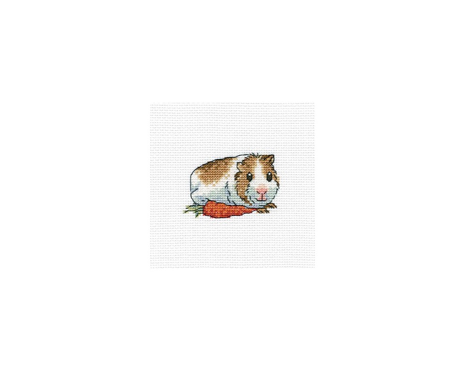 Cross-Stitch Kit "Cavy with carrot", Article: H261
