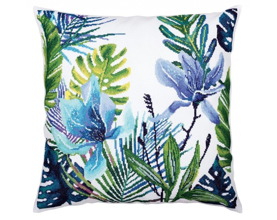 Cross-stitch kit "Tropical leaves", Article: CU057