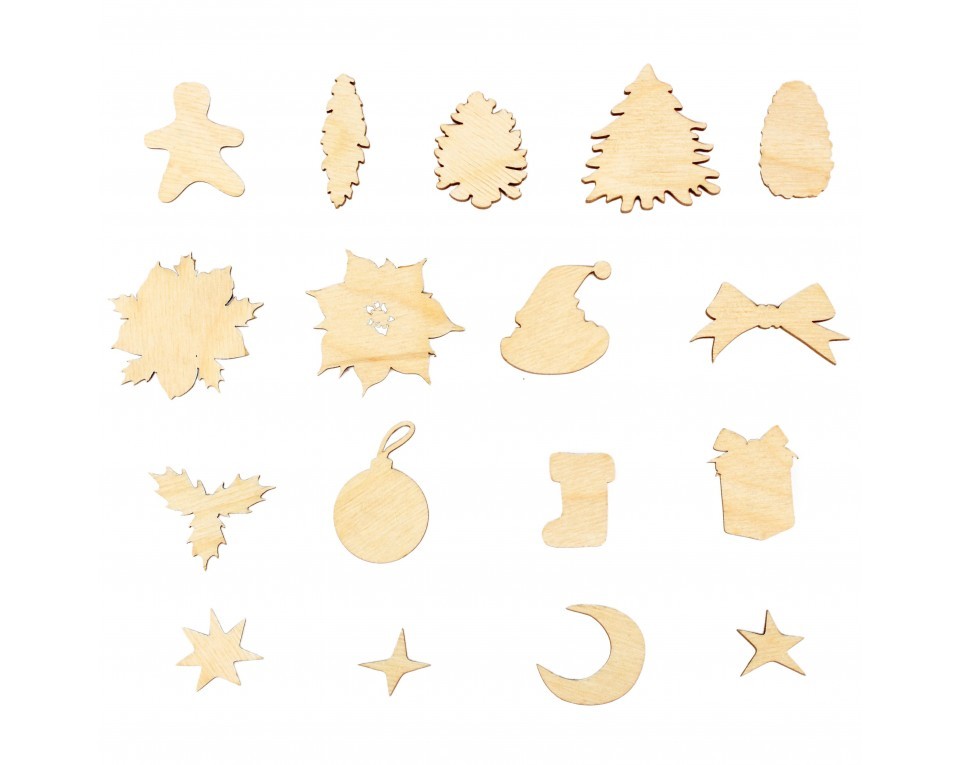 Plywood form - Christmas form "Buratini", Article: DZ90026