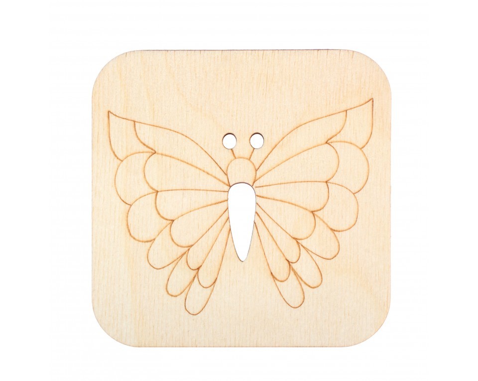 Plywood form "Buratini" - decorative plate, Article: DZ70003