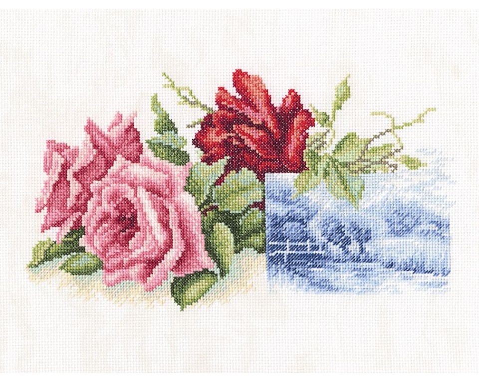 Cross-Stitch Kit "Rose miniature", Article: M518