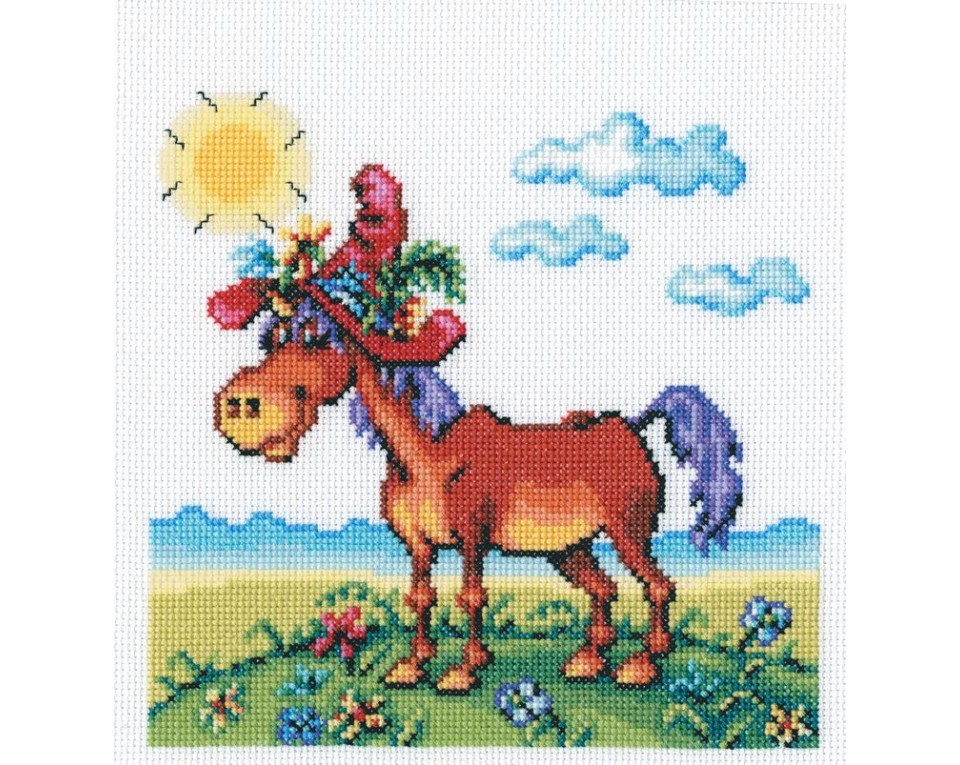 Cross-Stitch Kit "It is in the hat", Article: C207