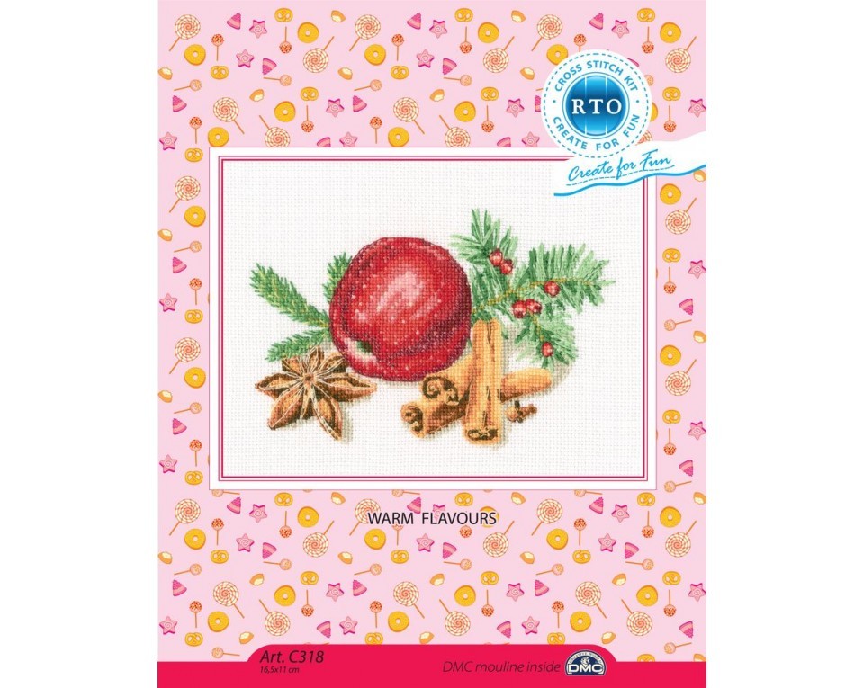 Cross-stitch kit "Warm flavours", Article: C318
