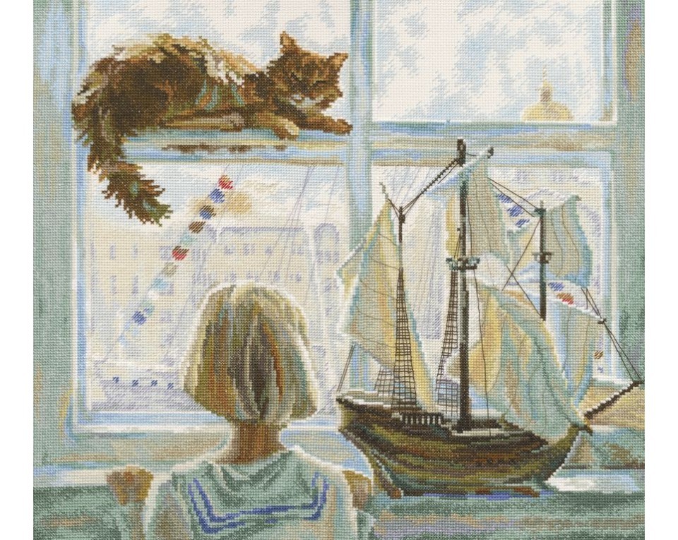 Cross-stitch kit "Dreams of sea", Article: M555
