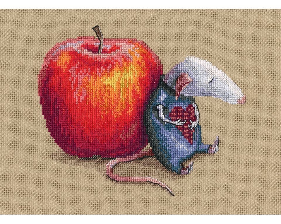 Cross-stitch kits "Mouse in love", Article: M799