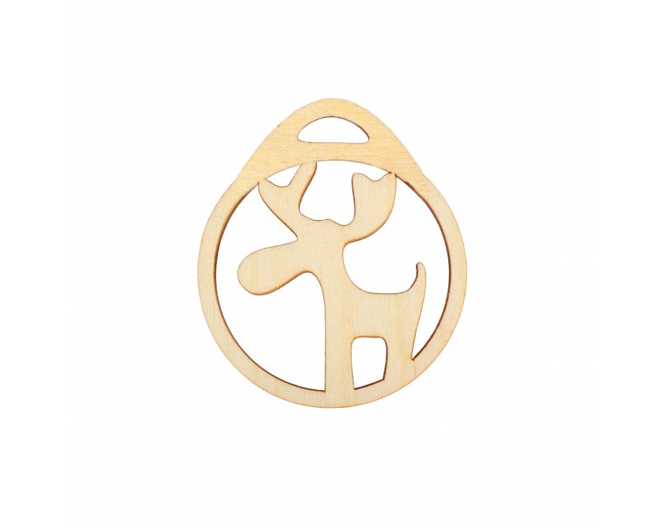 Plywood form - pendant "Buratini", Article: DZ50032