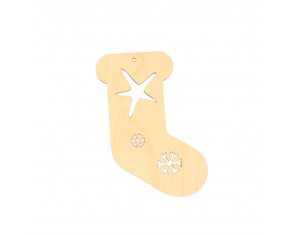 Plywood form - Christmas pendant "Buratini", Article: DZ90041