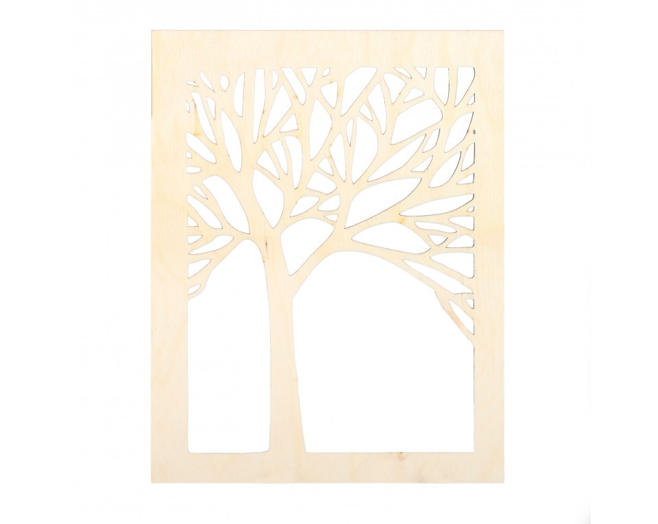 Plywood form "Buratini" - decorative plate, Article: DZ70018
