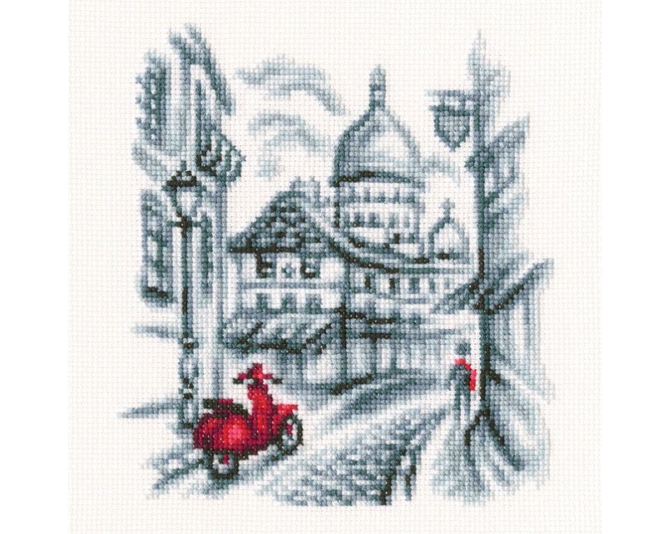 Cross-stitch kit "On the streets of Paris", Article: C331