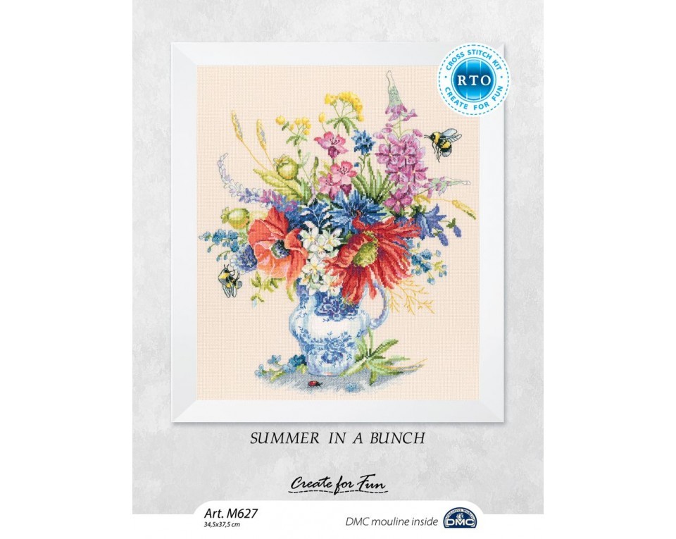 Cross-stitch kits "Summer in a bunch", Article: M627