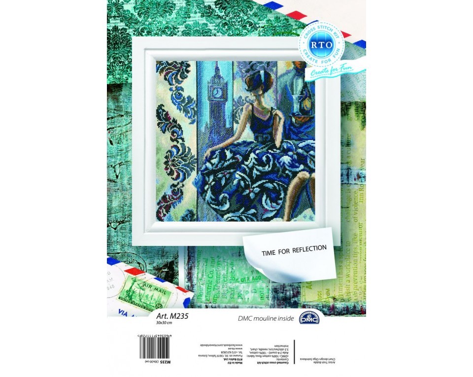 Cross-Stitch Kit "Time for reflection", Article: M235