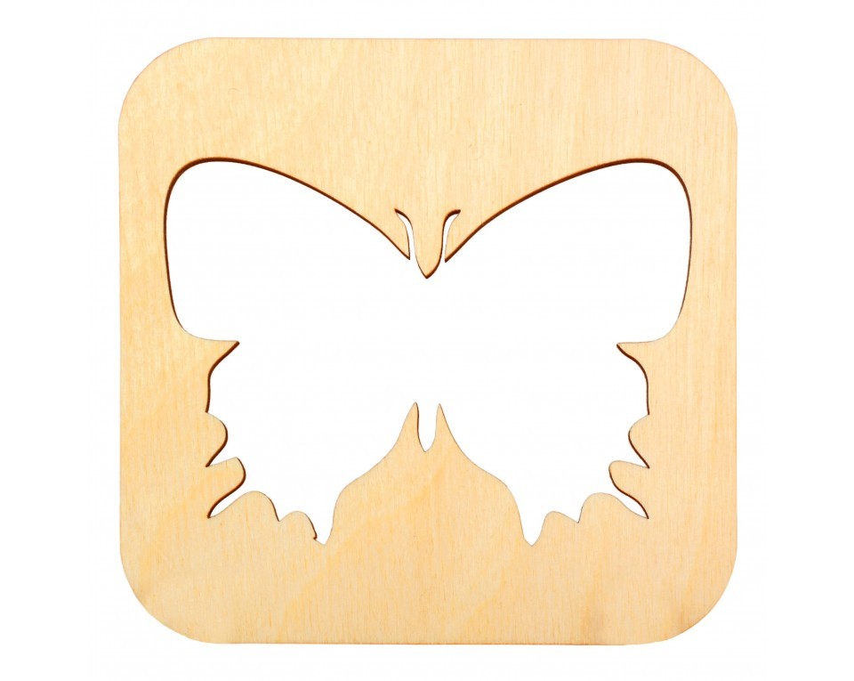 Plywood form "Buratini" - decorative plate, Article: DZ70010