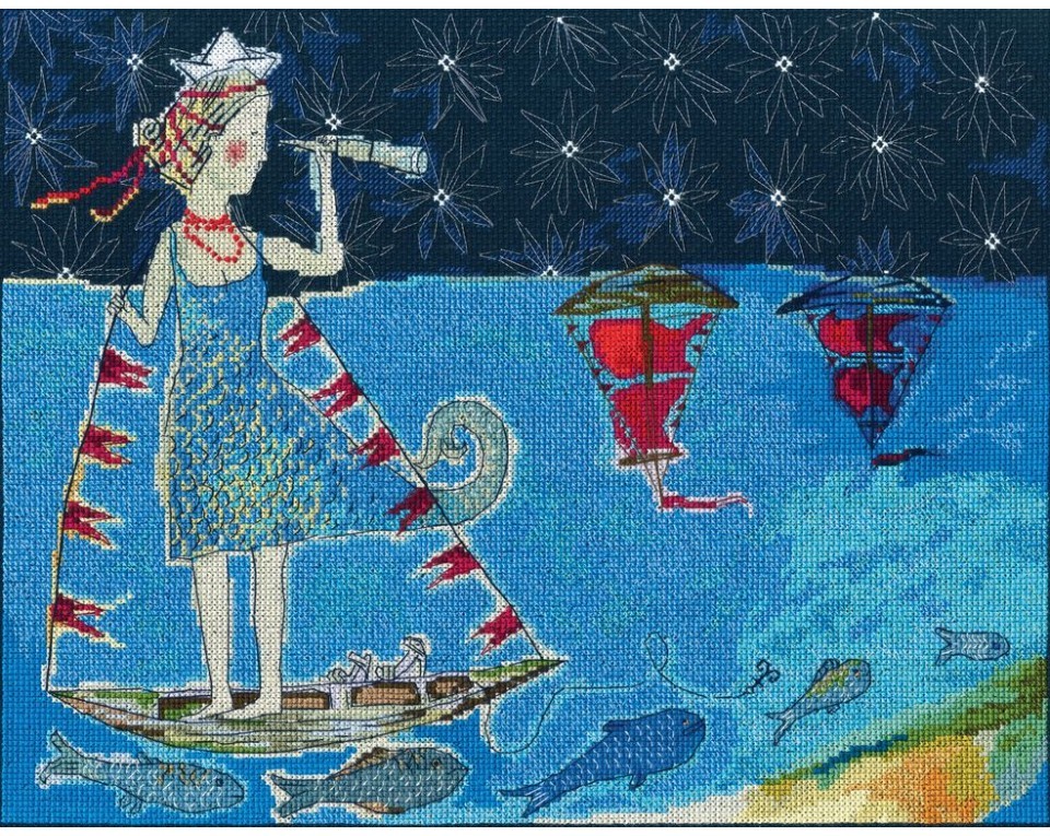 Cross-stitch kits "Scarlet Sails", Article: M698