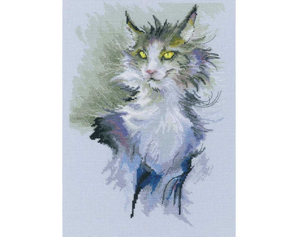 Cross-stitch kits "Don't rub the cat", Article: M803