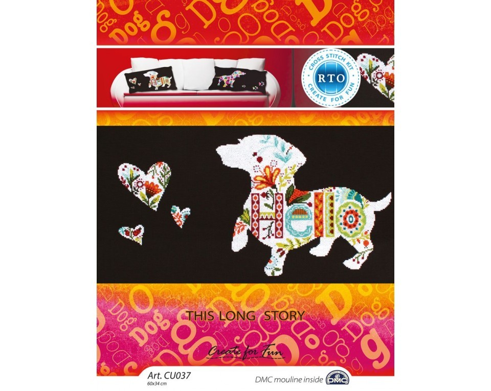 Cross-stitch kit "This long story", Article: CU037