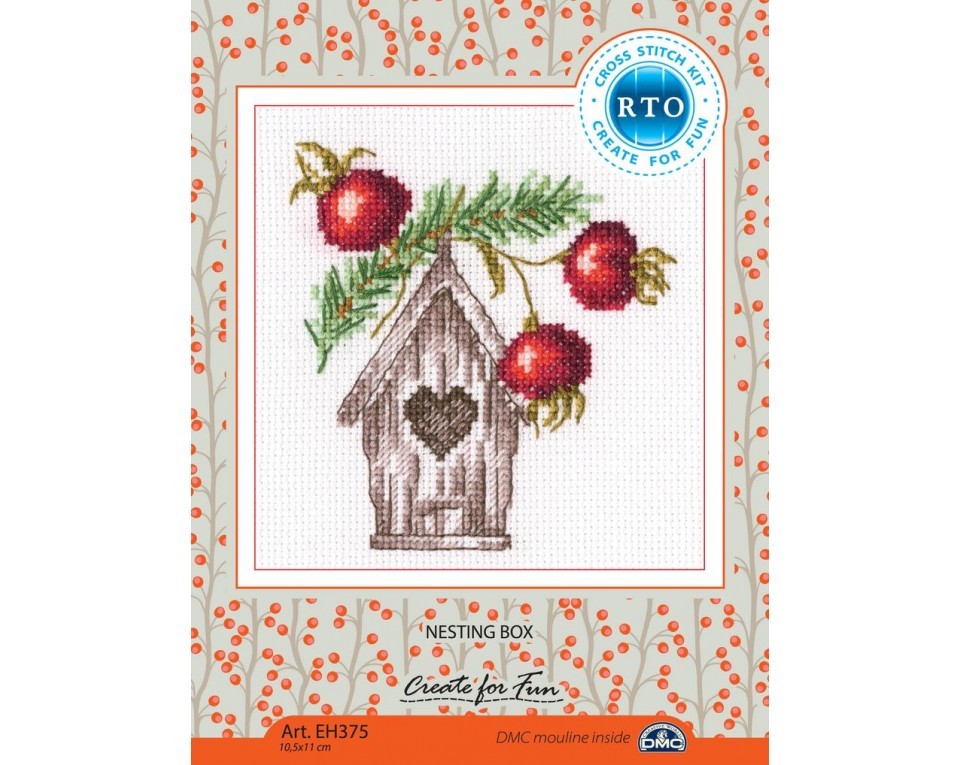 Cross-stitch kit "Nesting box", Article: EH375