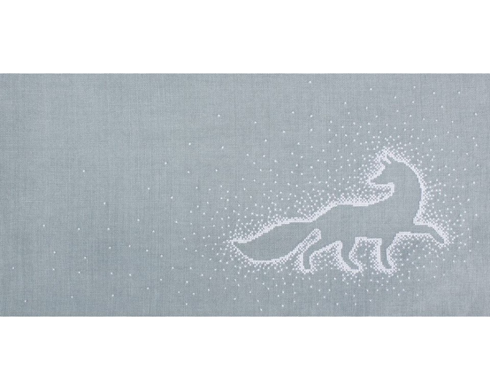 Cross-stitch kit "Snow silver. Fox", Article: CU016