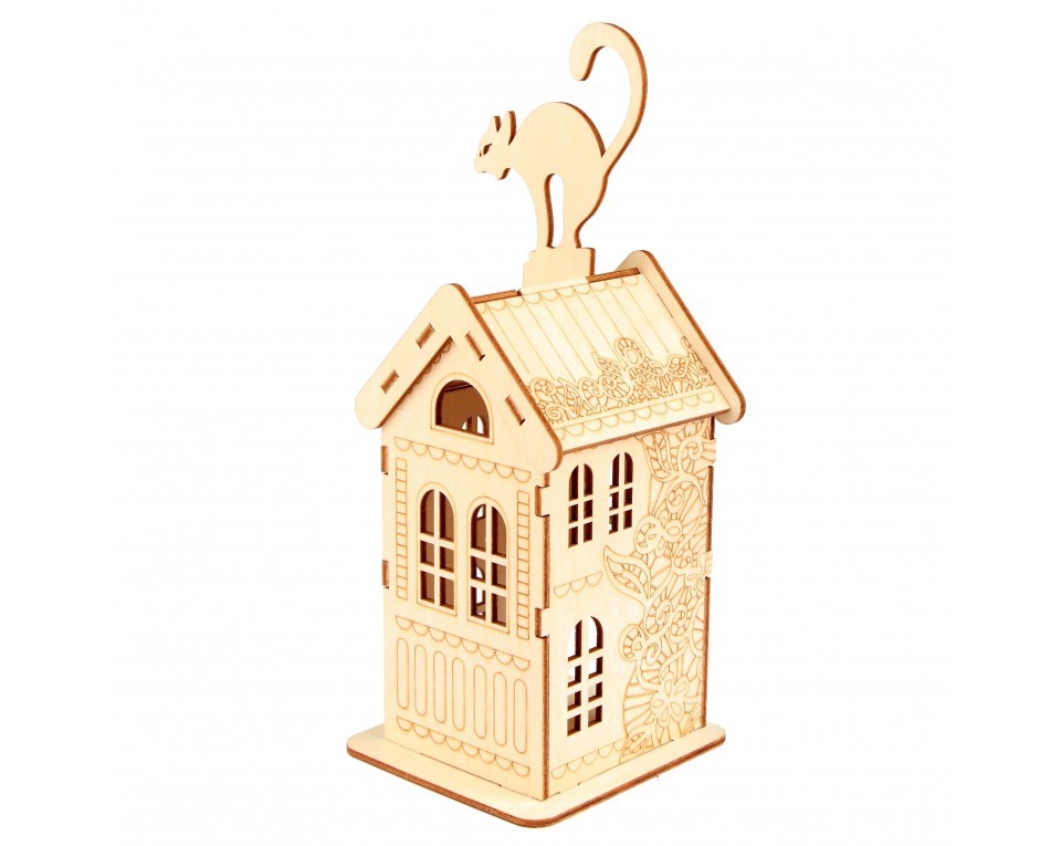 Plywood form "Tea house" "Buratini", Article: DZ20006